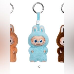 POPMART- THE MONSTERS Pin for Love Series-Vinyl Plush Pendant - “K” - NEW SEALED